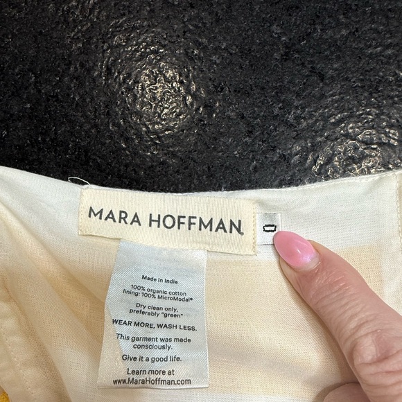 Cut Out Midi Dress in White & Yellow
MARA HOFFMAN Size 0 - Picture 9 of 14